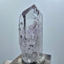 Enhydro Harlequin Skeleton Phantom Amethyst with Analcim Streep Mine Namibia picture
