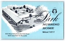 c1960 Park Nursing Home Thirty-Six Saint Louis Park Minnesota Vintage Postcard picture