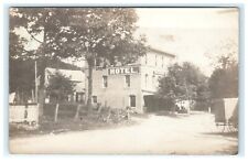 1908 Hotel Building Rhode Island  ? RPPC Real Photo Postcard picture