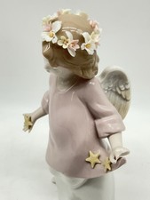 DEFECTIVE Vintage Lladro Heavenly Stars 6924 Child Girl Angel Figurine H G3D picture