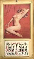 Marilyn Monroe’s Original 1955 “Golden Dreams” 12-month Tear Off Calendar  picture