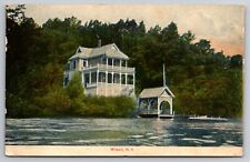 House on Lake Ontario Wilson New York NY Old Mansion c1910 Postcard picture