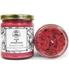 Love & Attraction Soy Spell Candle Romance Relationship Wicca Conjure Pagan Hood picture