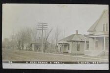 Vintage 1913 RPPC Residence St Laurel Neb Olson Photo 1ct Left Face Washington picture