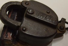 Vintage Seaboard Air Line RR Padlock Marked: SEABOARD picture