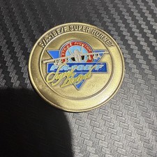 Navy F/A-18 E/F Super Hornet - Boeing  100th Delivery Challenge Coin - Rare picture