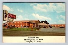 Lafayette LA-Louisiana, Ramada Inn Advertising, Antique Vintage c1970 Postcard picture