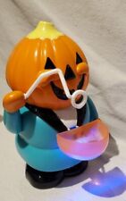 Gemmy Animated Pumpkin Head Battery Powered Bubble Blower; Halloween  picture