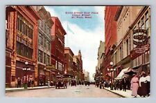 St Paul MN-Minnesota, Sixth Street Looking East, Antique Vintage c1911 Postcard picture