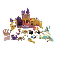 Beauty & the Beast Glowing Mirror Castle 2002 Hasbro Wonderland Skate Lot Figs picture