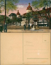 Postcard Pilsen Plzeň Kopeckého sady. 1919 picture