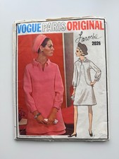 Vintage 1968 Vogue Paris Original 2026 Guy Laroche Dress Two-Piece, Sz 12, Uncut picture
