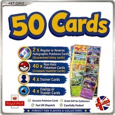 50x Pokemon Card Bundle TCG Holo 100% Genuine Pokémon Cards Collection picture