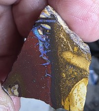 Australian Boulder opal Rubs 3 Pieces Ready To Cab 156 Cts. picture
