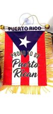 Puerto Rican Car Rearview Mirror Flag 4