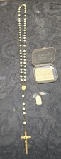 Vintage Blessed Our Lady of Angels Novenas Catholic Rosary picture