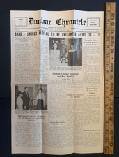 1962 Dunbar Chronicle Newspaper Lynchburg VA High School Basketball Champs Poet picture
