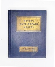 1953 Motor's Auto Repair Manual, Factory Flat Rate and Shop Manual picture