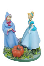 Disney Parks Animated Classics Cinderella & Fairy Godmother RARE Statue READ picture