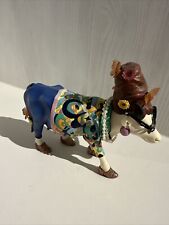 2002 Cow Parade Beehive Bovine Cow No. 9142 w/ Box - AS IS - Without Box picture