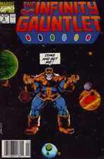 The Infinity Gauntlet #4 Newsstand Cover (1991) Marvel Comics picture