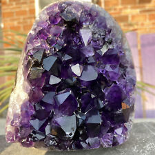 3.5LB Natural Amethyst geode quartz cluster crystal specimen energy healing picture