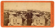 CONNECTICUT STEREOVIEW - New Haven Panorama - Anthony 1870s picture