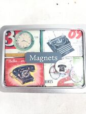 Cavallini & Co 24 Magnets- Memorable Antique Vintage Objects from The Past- Tin picture