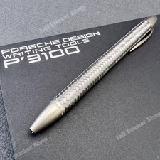 Porsche Design P3100 Tec Flex Pen Ballpoint Steel Weave Rare Gift picture