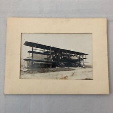 Early Antique Airplane Aircraft Photo Photograph Crew People picture