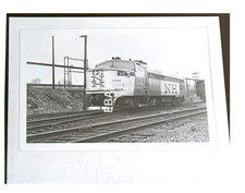 New Haven RR #3000 BLH Diesel Locomotive Cedar Hill CT Yard Photo Negative picture