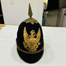 Antique M1881 US Army Indian Spanish Wars Military Helmet Spike Dress Hat picture
