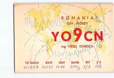QSL/QSO Radio Card YO9CN from Romania picture