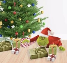 1.6’ Mr. Grinch Santa Animatronic Christmas Present Grabber Decoration Indoor picture