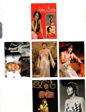 HELEN REDDY     CUSTOM   NOVELTY TRADING CARD 6 CARDS   SET picture