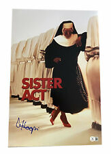 WHOOPI GOLDBERG SIGNED AUTOGRAPH 12X18 PHOTO SISTER ACT BAS BECKETT picture