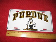 Vintage Purdue Car License Plate, Tag picture