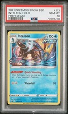 Pokémon SWSH Chilling Reign Prerelease Inteleon Holo SWSH113 PSA 10 Promo picture