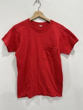 Vintage 90s Blank Tee Shirt pocket single stitch picture