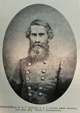 1887 Civil War Opposing Sherman's March to Atlanta by General Joseph E. Johnston picture