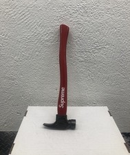 SUPREME Hardcore Hammer BB52  1998 Logo Home Decor Red Wood And Steel Authentic picture