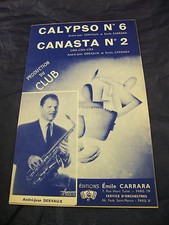 Calypso Partition No. 6 Canasta No. 2 André Jean Dervaux 1958 picture