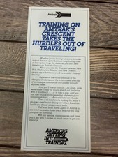 Vintage Amtrak Crescent Train Route Brochure Flyer Ephemera Travel Guide picture