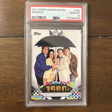 2011 -SEINFELD- PSA 10 Topps American Pie TV Card - Jerry/Kramer/George/Elaine picture