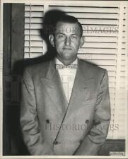 1953 Press Photo Edgar Hudgins, rancher and cattle breeder, Hungerford, Texas picture