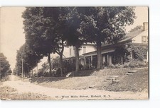 Hobart New York NY RPPC Real Photo 1909 West Main Street picture