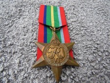 UNNAMED WW 2 PACIFIC STAR MEDAL WITH RIBBON IN PLASTIC WALLET (E5) picture