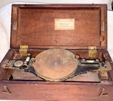 W & L.E Gurley  Antique American Surveyor’s Vernier Compass Kit picture