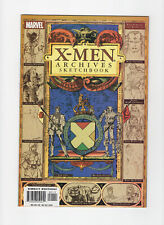 X-Men Archives Sketchbook #1 (Marvel Comics 2000)  picture