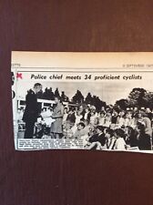 H1q Ephemera 1967 Picture Margate Police Basil Bailey Cycling Safety picture
